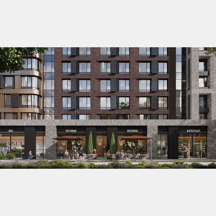 1-к. квартира, 42,9 м², 17/17 эт.