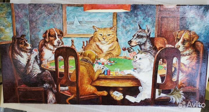 Картина масло холст 60 х 30