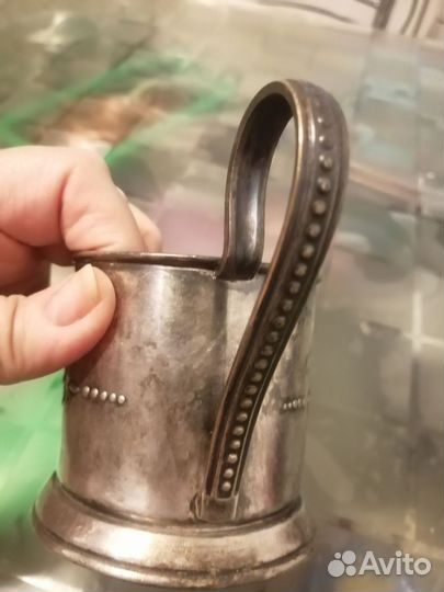 Подстаканник серебрение