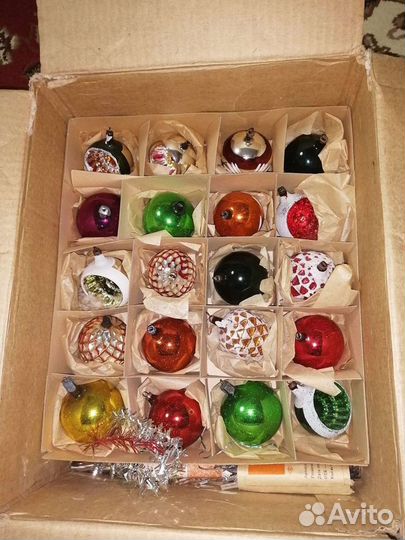 Елочные игрушки СССР