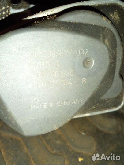 Дроссельная заслонка Renault Megane II