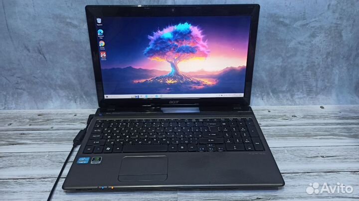 Ноутбук acer i3-2350M/GT 630M/SSD
