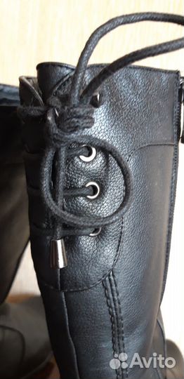 Сапоги женские, зима/натуральная кожа, р.36/евр.38
