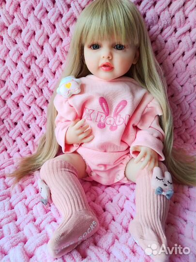Кукла Реборн девочка силиконовая