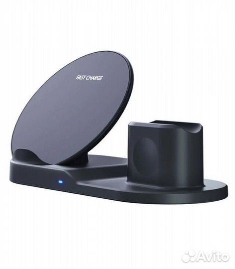 Беспроводная зарядная станция Fast Charge 3 в 1