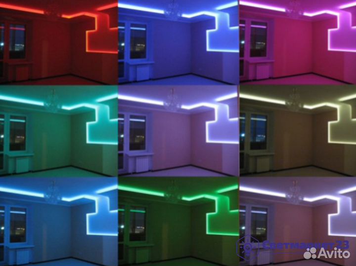 Светодиодная лента разноцветная (RGB)