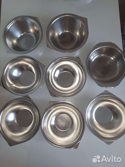 Тарелки из нержавейки СССР