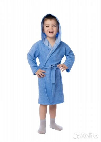 Халат махровый на рост 128-134 детский новый