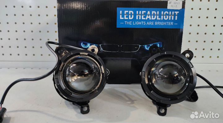 Птф (J-07 белый) би-линзы (Газель,LADA Приора,Нива