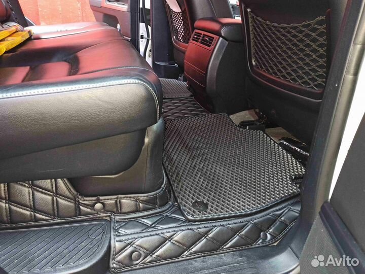 3Д (3D) коврики из экокожи toyota Тойота