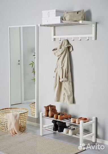 Полка вешалка Чусиг Tjusig Икеа IKEA