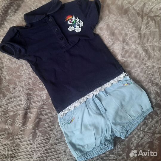 Летняя одежда для девочки на 1,5-2 года
