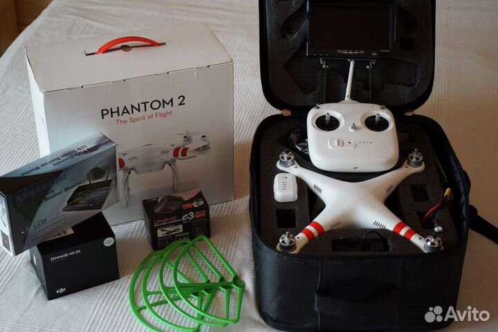 Квадрокоптер DJI Phantom 2 v3 с подвесом Zenmuse H