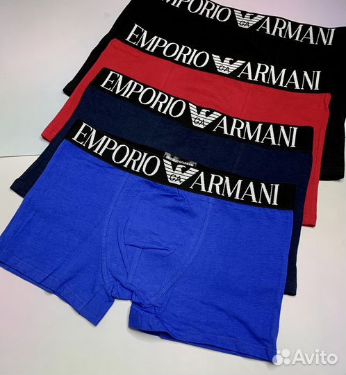 Трусы мужские боксеры 5+1 Emporio armani