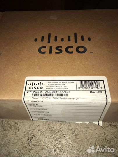 Вентилятор cisco ACS-2811-FAN-3