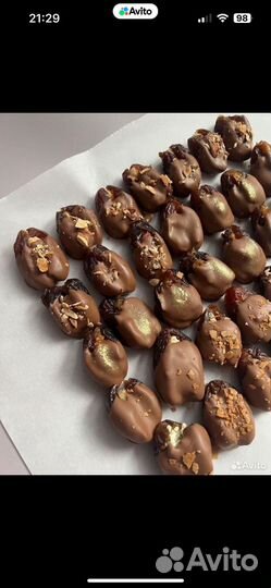 Финики в бельгийском шоколаде на 8 марта