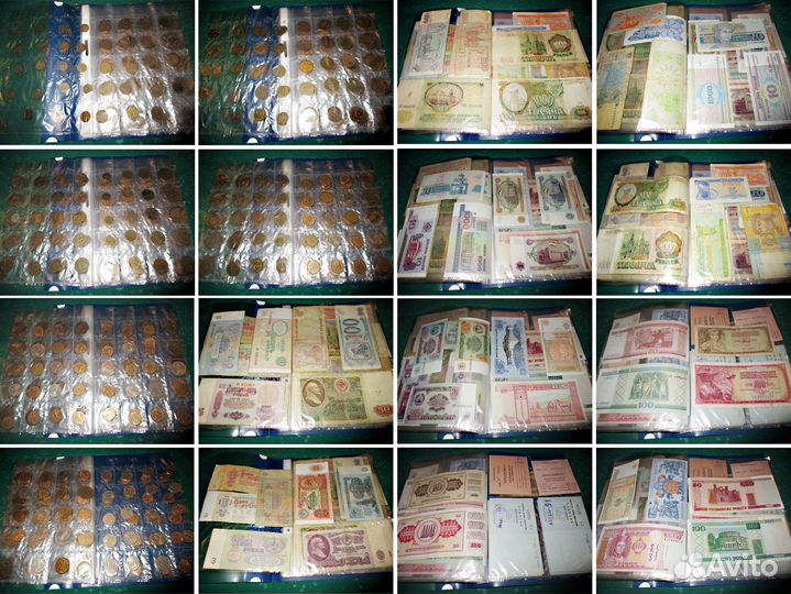 Коллекция монет-банкнот (2 альбома)