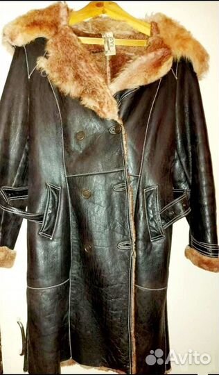 Дубленка итальянская Rarily натуральная кожа цигей