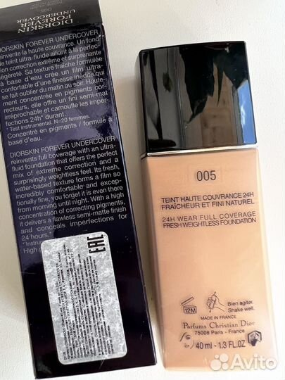 Тональный крем dior forever undercover, новые