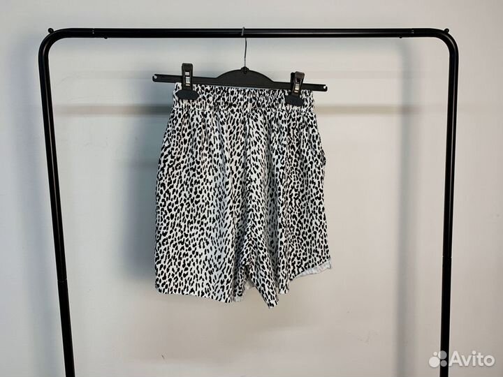 Шорты женские трикотажные леопардовые