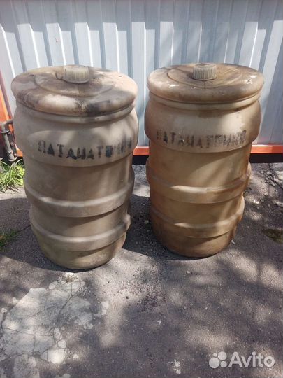 Бочка пластиковая СССР