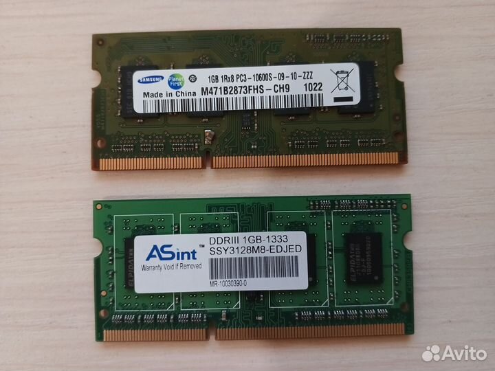 Оперативная память DDR2/DDR3/DDR4 dimm/sodimm