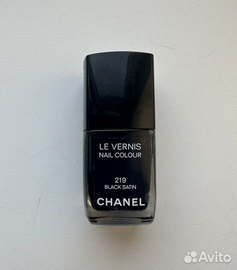Лак для ногтей chanel 219 black satin