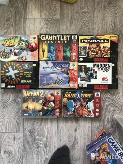 Картриджи для Nintendo 64, NES, snes (Super Ninten