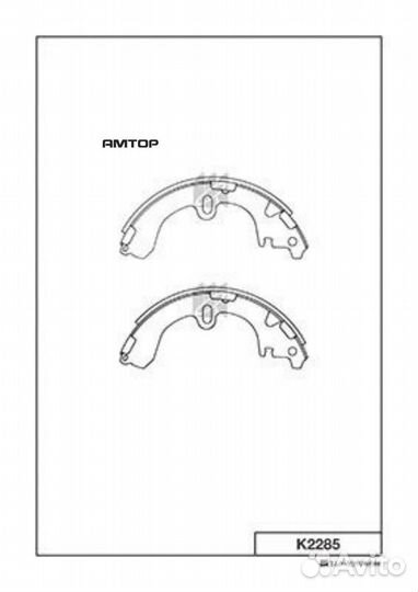 Kashiyama K2285 Колодки тормозные барабанные Kashi