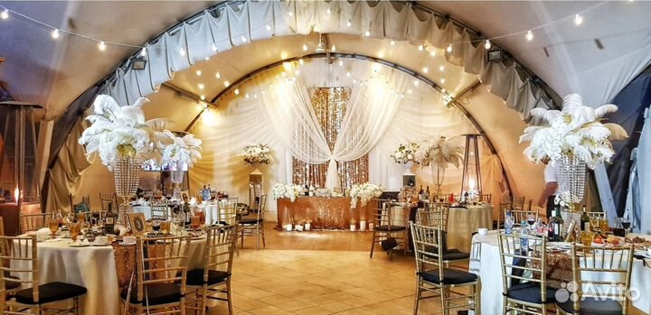 Аренда и монтаж ретро гирлянды