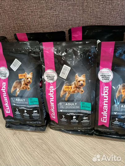 Сухой корм для собак Eukanuba Adult toy breed 7шт