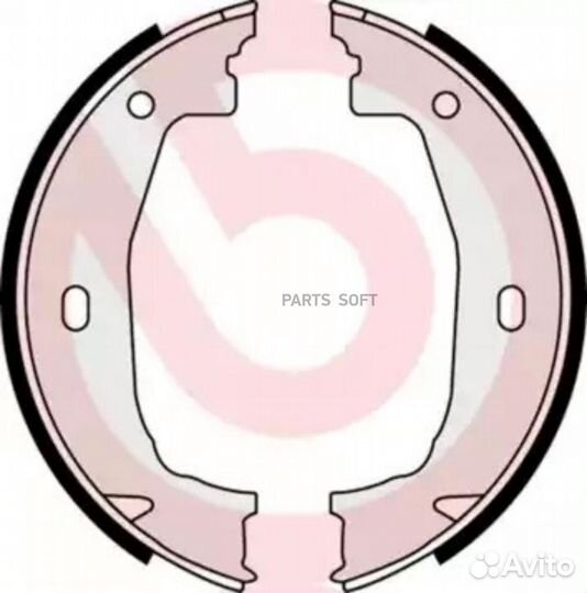 Brembo S06510 Колодки ручного тормоза BMW 1 E87 04