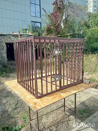 Клетка усиленная для собак / животных 100*70*70