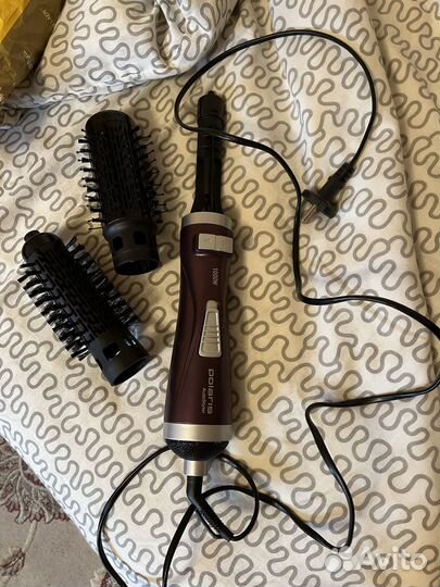 Фен щетка Polaris 1000w, бигуди