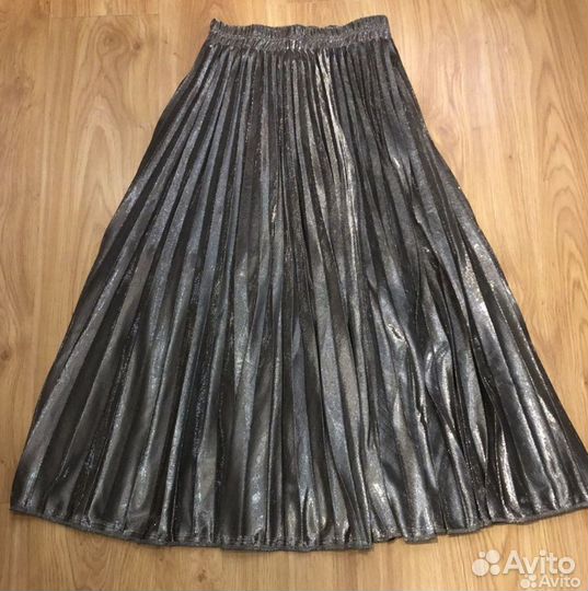 Юбка плиссе новая 48