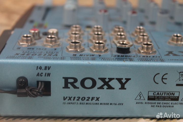 Микшерский пульт roxy vx1202fx