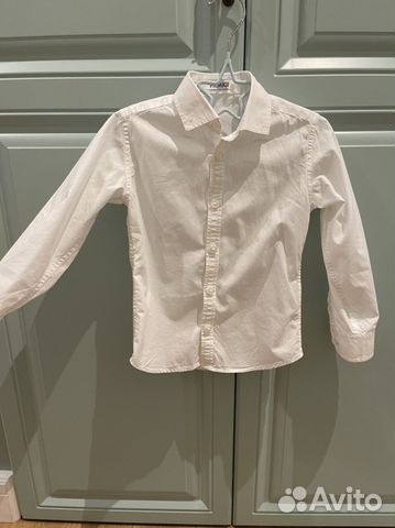 Рубашка белая рост 104