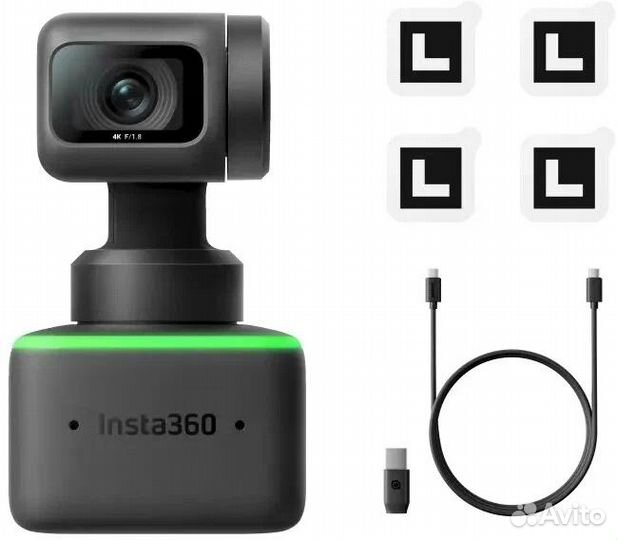 Insta360 Link - поворотная веб-камера, 4K 60 FPS с