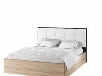 Кровать с мягкой спинкой лк-2 1600. Спальня Лирика