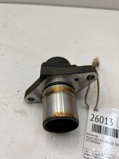 Клапан EGR Nissan Note E11 HR15DE 2007