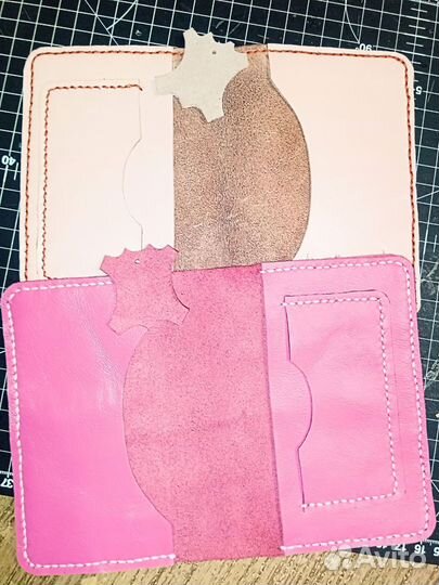 Обложка для паспорта, натуральная кожа