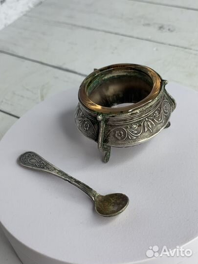 Солонка мельхиор СССР