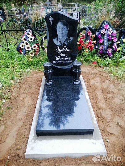 Установка, облицовка памятников, благоустройство