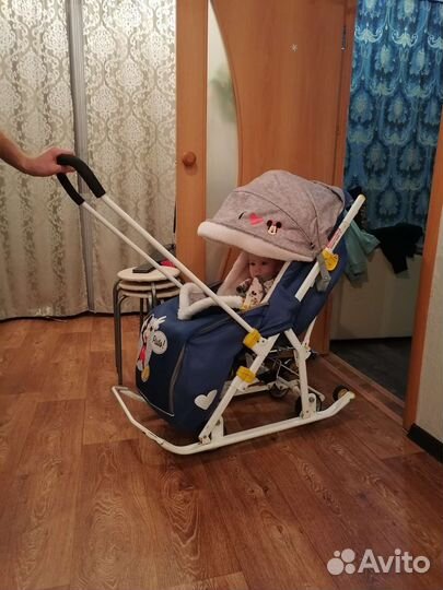 Коляска санки