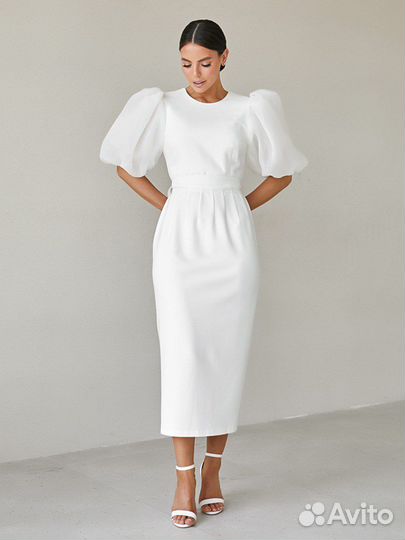 I.B.W. Платье с объемными рукавами