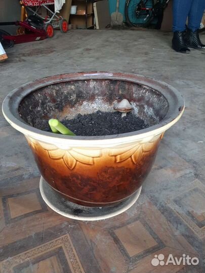 Горшок для цветов керамика большой