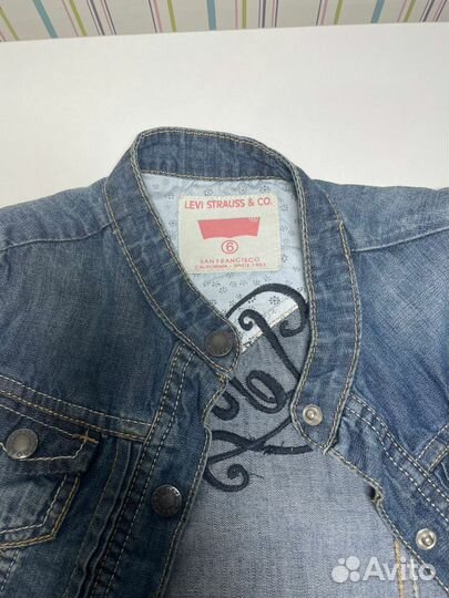 Джинсовая куртка levis детская