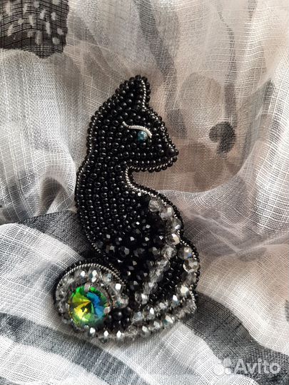 Брошь Египетская кошка