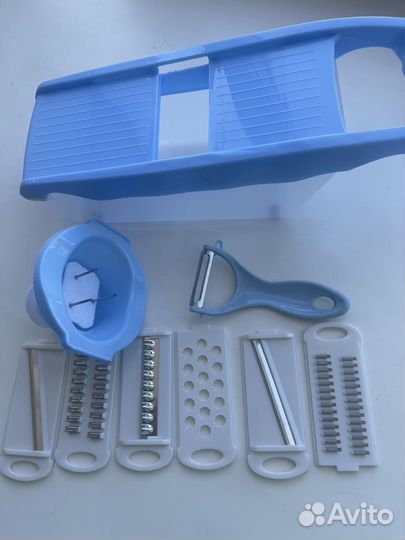 Терка для овощей с контейнером 6 насадок