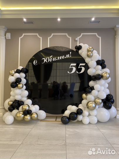 Украшение шарами на выпускной, день рождения и т.д